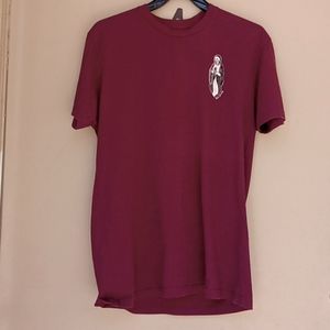 RIOT SOCIETY MARRONE SHORT SLEEVE  T-SHIRT  UNISEX SIZE MEDIUM SKATER